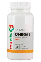 MyVita Omega-3 Forte 1000mg, 60kaps. 