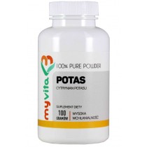 MyVita Potas w proszku 100g - Cytrynian potasu