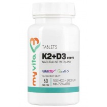 MyVita Witamina K2 100mcg + D3 2000 IU, 60tabl.