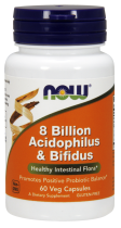 NOW FOODS 8 Billion Acidophilus & Bifidus 60vcaps.