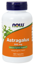 NOW FOODS Astragalus 500mg, 100caps. - Traganek