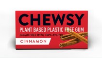 CHEWSY Gumy do żucia o smaku cynamonowym z ksylitolem 15g (10 gum)