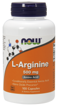 NOW FOODS L-Arginine 500mg 100caps.
