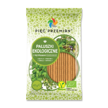 PIĘĆ PRZEMIAN Paluszki z przyprawami pełnoziarniste (z samopszy) BIO 45g