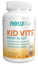 NOW FOODS Kid Vits Berry Blast 120 tabl. do ssania - Multiwitamina dla dzieci
