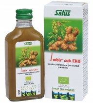 IMBIR SOK z imbiru 100% EKO 200ml Salus