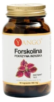 YANGO Forskolina Pokrzywa indyjska ekstrakt 10:1 370mg, 90 kaps.