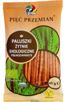 PIĘĆ PRZEMIAN Paluszki żytnie pełnoziarniste BIO 45g