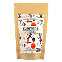 PIĘĆ PRZEMIAN Żurawina w czekoladzie bez cukru bezglutenowa 100g