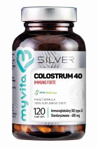 SILVER Colostrum 40 Immuno Forte standaryzowane 400mg, 120kaps. MyVita