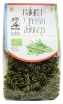 BIO PLANET Makaron z groszku zielonego świderki BIO 250g