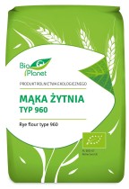 BIO PLANET Mąka żytnia typ 960 BIO 1kg