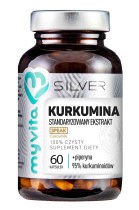 SILVER Kurkumina + Piperyna 60 kaps. MyVita