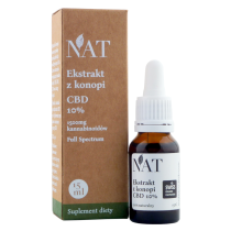 NAT Olejek - ekstrakt z konopi Full Spectrum 10% CBD 15ml