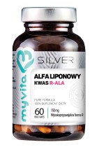 SILVER Kwas Alfaliponowy R-ALA 150mg, 60 kaps. MyVita 