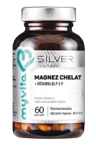 SILVER Magnez Chelat + B6 P-5-P, 60 kaps. MyVita 