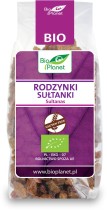 BIO PLANET Rodzynki sułtanki bezglutenowe BIO 200g