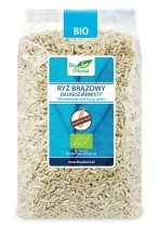 BIO PLANET Ryż brązowy długoziarnisty bezglutenowy BIO 1kg