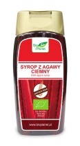 BIO PLANET Syrop z agawy ciemny bezglutenowy BIO 350g (250ml)