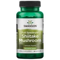 SWANSON Shiitake Mushroom 500mg, 60kaps.